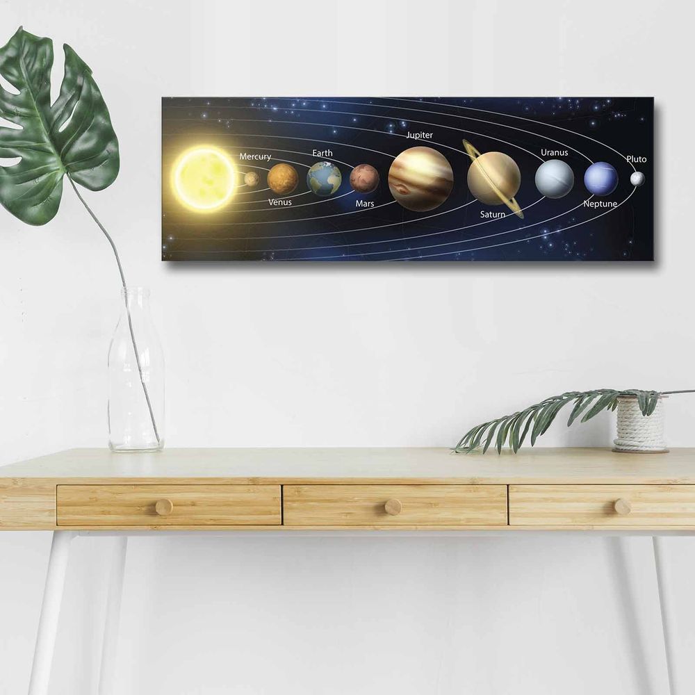 3090NASA-021 Višebojna Dekorativna Slikarska Platna sa LED Osvjetljenjem slika 3