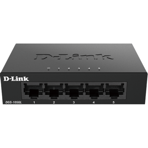 D-Link LAN Switch DGS-105GL 10/100/1000 5port Metal Gigabit slika 1