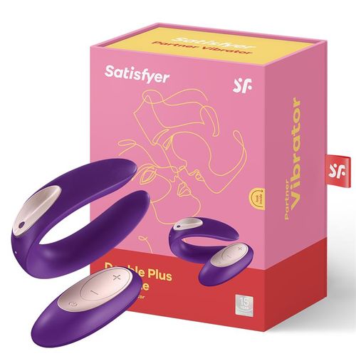 Satisfyer Double Partner Plus Vibrator sa daljinskim upravljačem slika 2