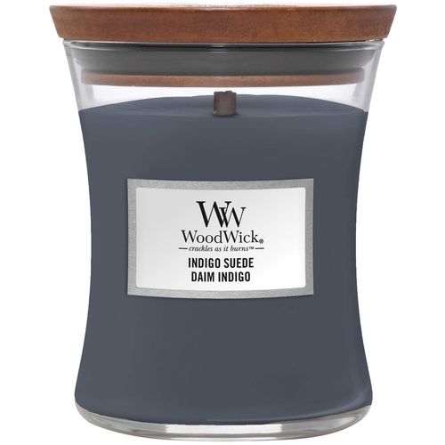 WOODWICK SVEĆA WW CLASSIC MEDIUM INDIGO SUEDE 1694647E slika 1