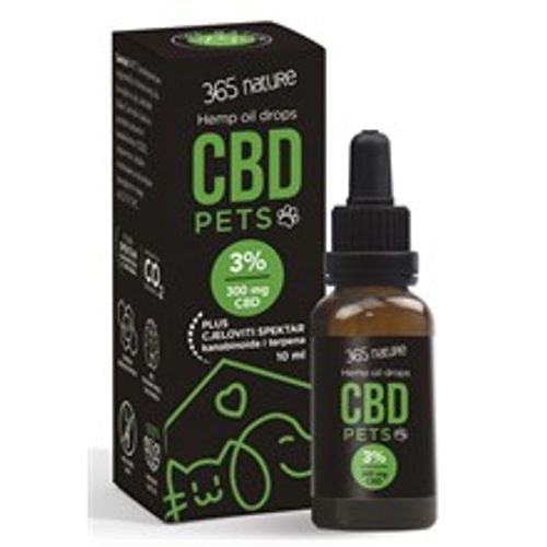 365 NATURE CBD Pets 3% ulje konoplje, 10ml slika 1