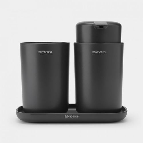 Brabantia MINDSET set za kupaonicu, mineralno siva slika 1