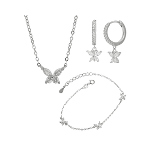 J&B Jewellery 969 Srebrni set