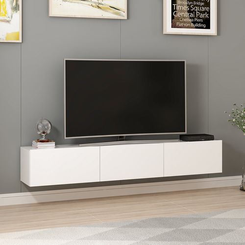 Rigel - White White TV Unit slika 2