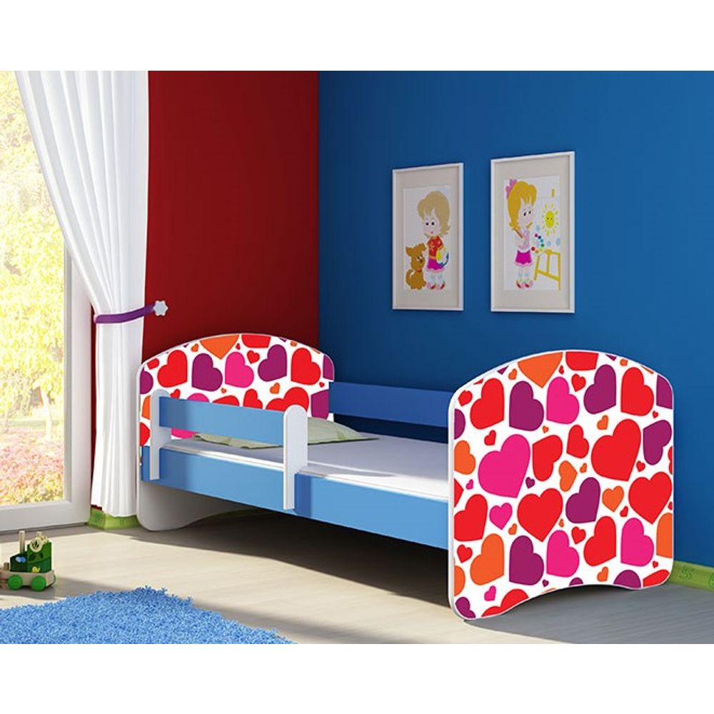 ACMA Dječiji krevet Acma II Blue - 160x80cm - Dezen 25 slika 1