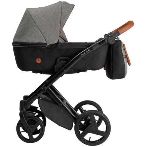 Tutek Kolica za bebe 2in1 Diamos DVX4, Dark Grey slika 1