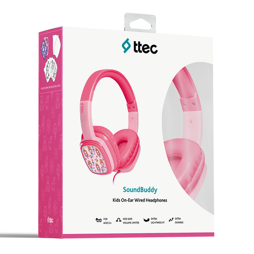 Ttec Slušalice SoundBuddy  Kids On-Ear Wired Headphones,Pink slika 3