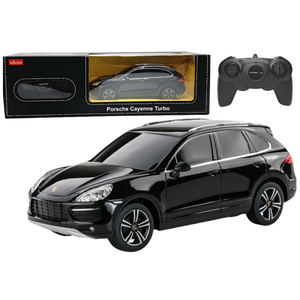 Licencirani auto na daljinsko upravljanje 1:24 Rastar Porsche Cayenne Turbo - crni