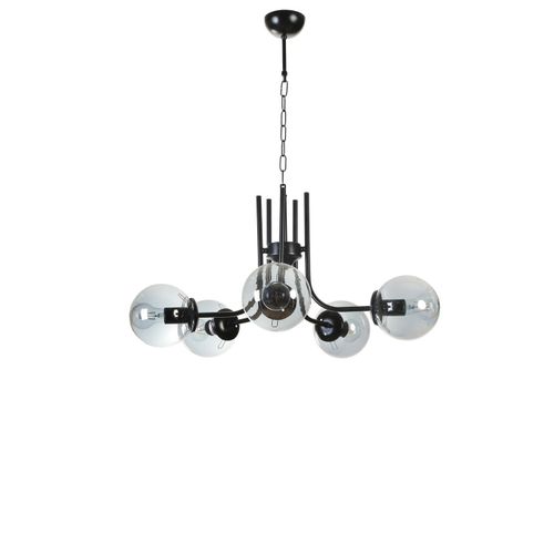 Nevada 5 Li Siyah Füme Camlı Avize Black
Fume Chandelier slika 2