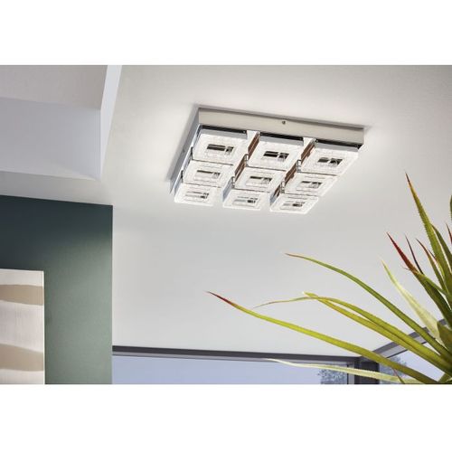 Eglo Fradelo zidna/plafonjera/9, led, 9x4w, hrom/kristal  slika 2