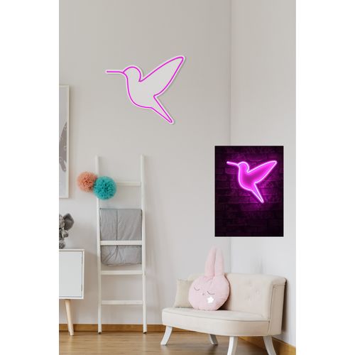 Wallity Ukrasna plastična LED rasvjeta, Little Bird - Pink slika 3