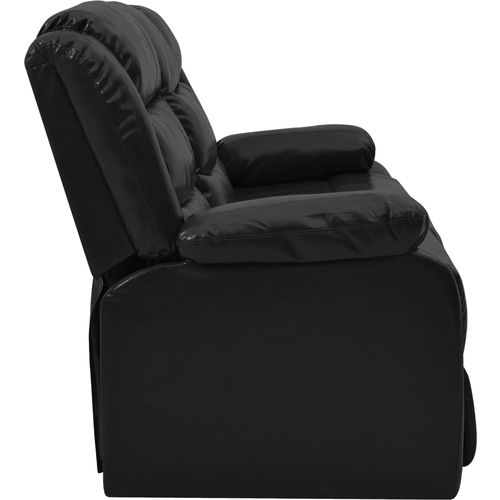 2-dijelni set sofa od umjetne kože crni slika 13