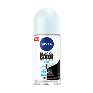 NIVEA Black&White Invisible Pure dezodorans roll-on 50ml