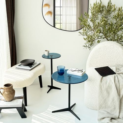 Solis - Black, Blue Black
Blue Side Table Set slika 2