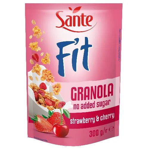 Sante granola Fit Jagoda i Trešnja 300g slika 1