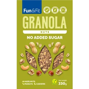 Fun&Fit granola kikiriki i orašasti plodovi  330g