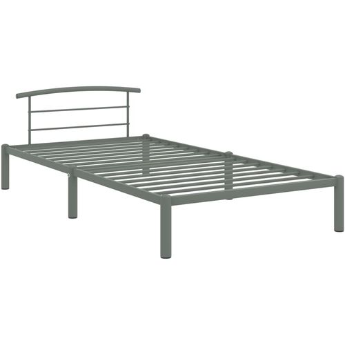 Okvir za krevet sivi metalni 100 x 200 cm slika 15