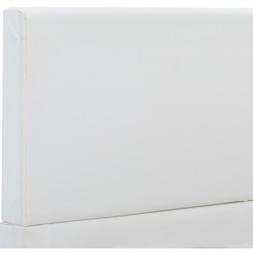 Okvir za krevet od umjetne kože bijeli 120 x 200 cm slika 10