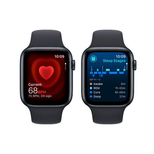 Apple Watch SE 3 GPS (MRE73SE/A) 44mm S/M Midnight with Midnight Sport Band pametni sat slika 5