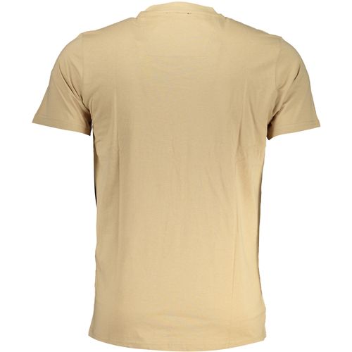 CAVALLI CLASS MEN'S SHORT SLEEVED T-SHIRT BEIGE slika 2