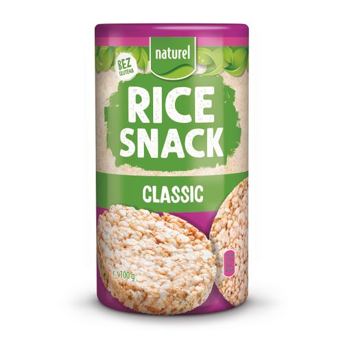 Naturel rice snack classic bez glutena 100g slika 1