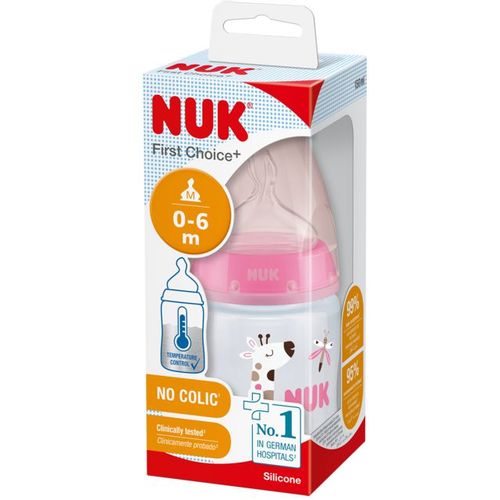 NUK Flašica First Choice+ sa indikatorom temperature 150ml 0-6mj, Žirafa slika 3