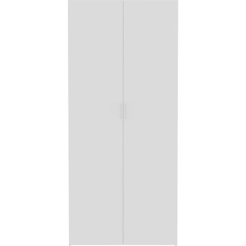 Ormarić za pohranu visoki sjaj bijeli 80x35,5x180 cm od iverice slika 15