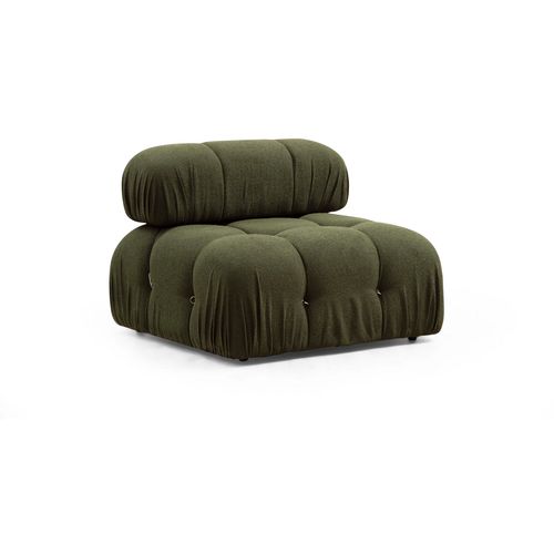 Ugaona Sofa Bubble Green L1-O1-1R-PUF u Zelenoj Boji slika 4