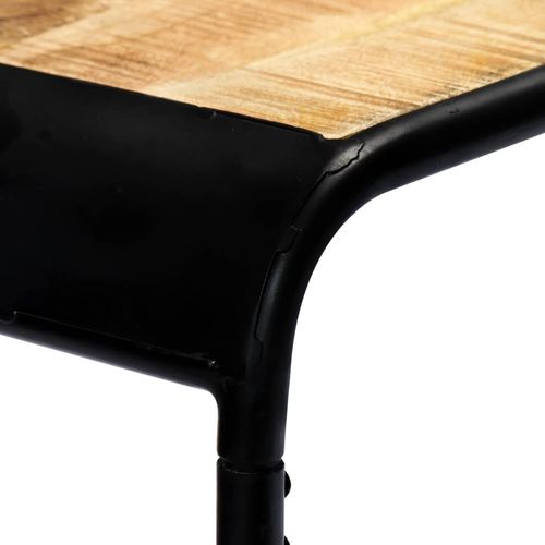 Konzolni stol 140 x 35 x 76 cm od grubog masivnog drva manga slika 14