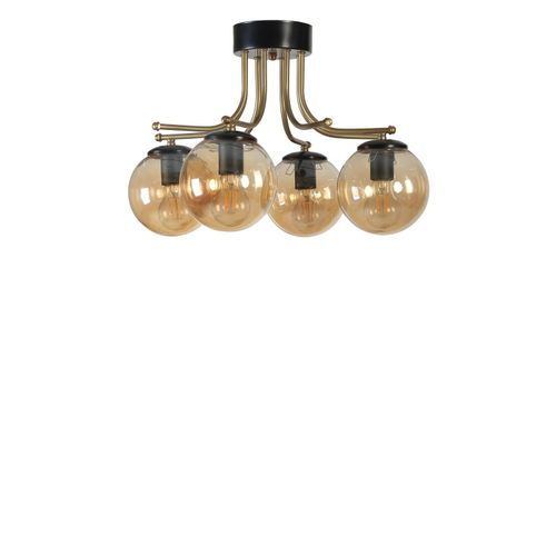 Roma 4 Lü Siyah Bal Camlı Avize Amber
Black Chandelier slika 2