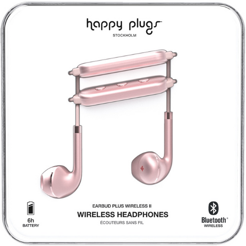 Happy Plugs, Wireless II, bežične slušalice, Pink Gold slika 1