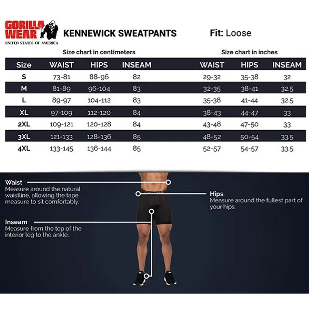 Gorilla Wear KENNEWICK Trenerka donji dio, Siva slika 5