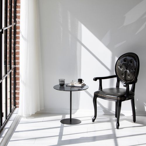 Woody Fashion Bočni stol, Chill-Out - Black, Dark Grey slika 1
