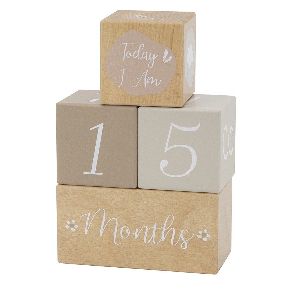 Label Label Drvene kocke Milestone, Nougat slika 2