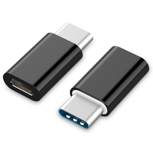 Gembird A-USB2-CMmF-01 Adapter USB-C to USB2.0-Micro(A), M/F, Black slika 1