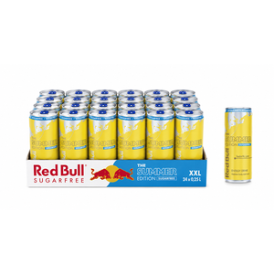 Red Bull summer sudachi lime sugar free, 0,25 l 24 pack XXL