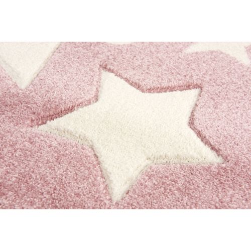 Dječji tepih STARLINE - roza/bijeli - 120*170 cm slika 2
