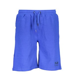 LA MARTINA BLUE MEN'S BERMUDA PANTS