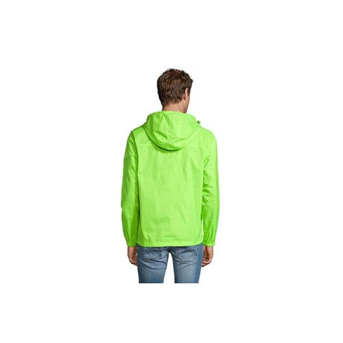 SKATE unisex vetrovka - Neon lime, L  slika 4