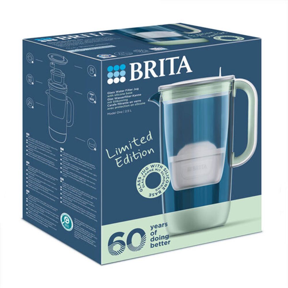 Brita stakleni bokal PRO - LIMITED EDITION, svijetlozeleni, 1059323 slika 7