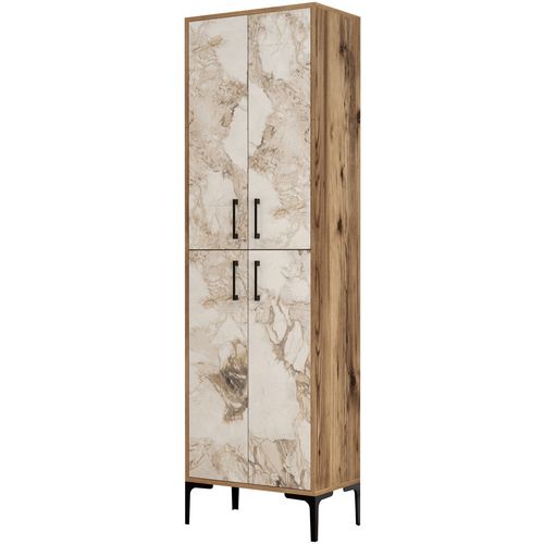 Berlin A - Walnut, White Marble Walnut
White Shoe Cabinet slika 5