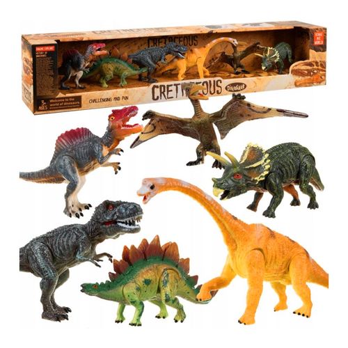 Šareni set figurica dinosaura (6 komada) slika 1