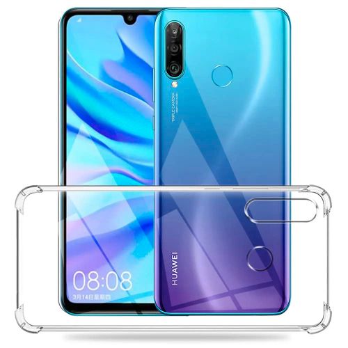 Techsuit Shockproof Clear Silicone prozirna maskica otporna na udarce za Huawei P30 Lite / P30 Lite New Edition slika 2