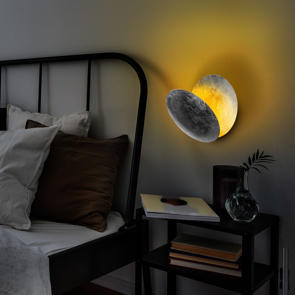 Yosma-13641 Srebrna Zidna Lampa slika 1