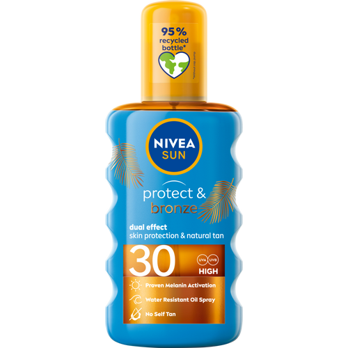 NIVEA SUN protect & bronze sprej ulje SPF 30 200 ml slika 1