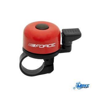 Force Zvonce za bicikl Mini Steel Red