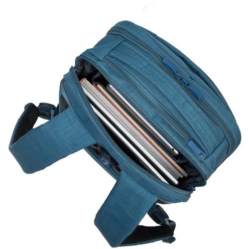 Ruksak RivaCase 17.3" Biscayne 8365 Blue carry-on laptop backpack slika 10