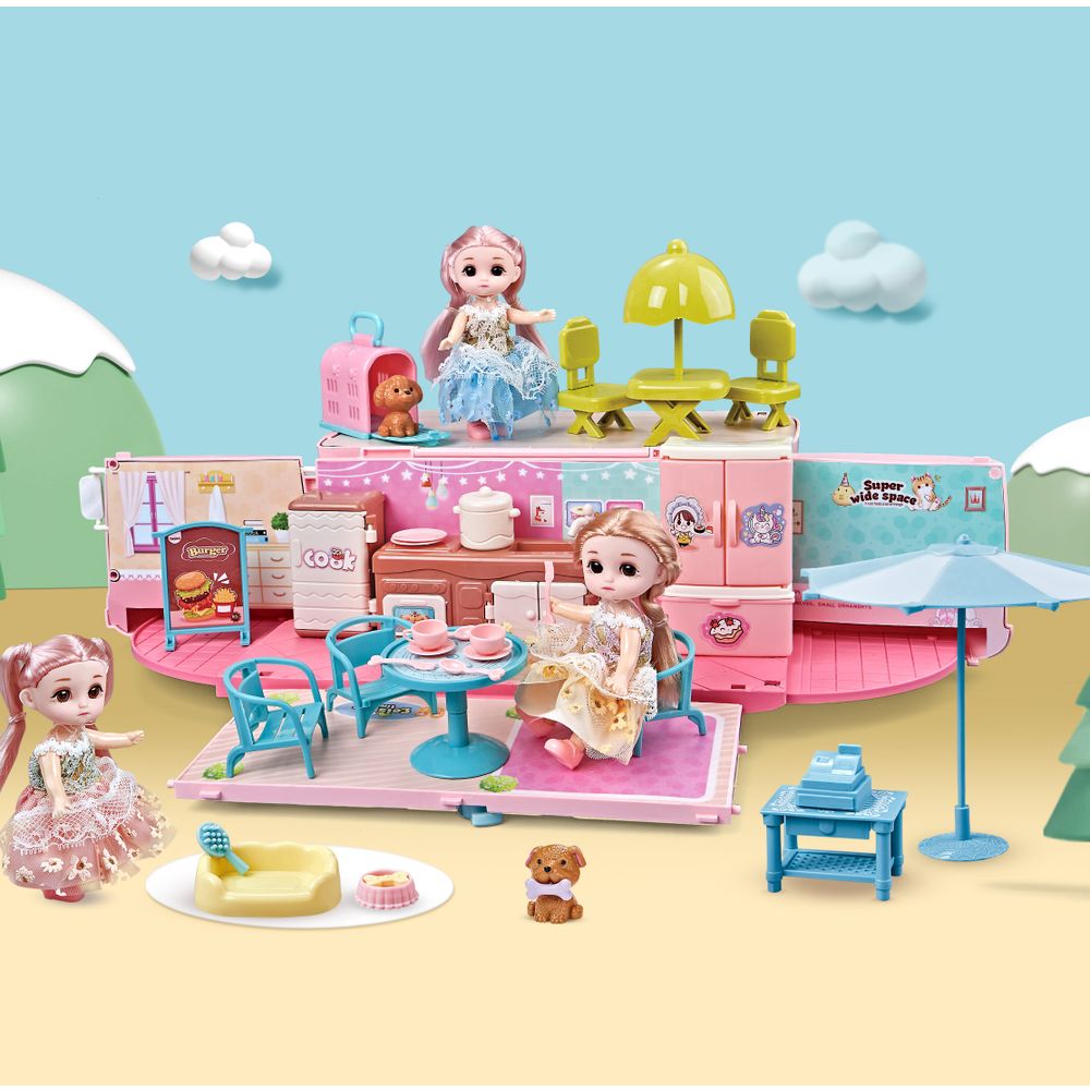 Woopie kamper 2u1 kuća xxl set lutaka slika 2