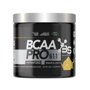 BCAA PRO 8:1:1 / 300GR BASIC SUPPLEMENTS -  Orange & Lemon