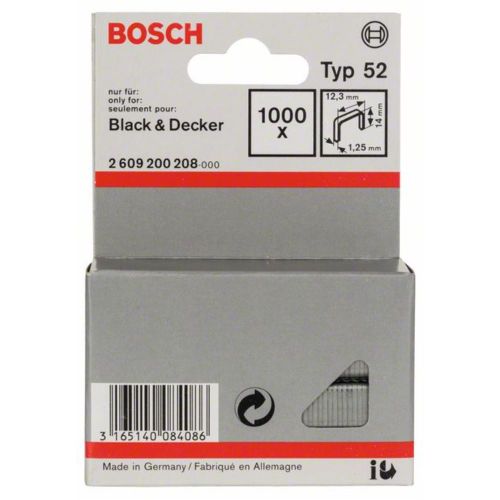 Bosch Spajalica od plosnate žice tip 52, s D-vrhom slika 1